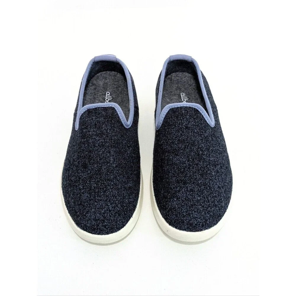 Allbirds Navy Blue Wool Loungers / Slip On Loafers - Size 5 Womens